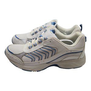 Danskin Now Women Athletic Shoe Sz 6.5 White / Blue